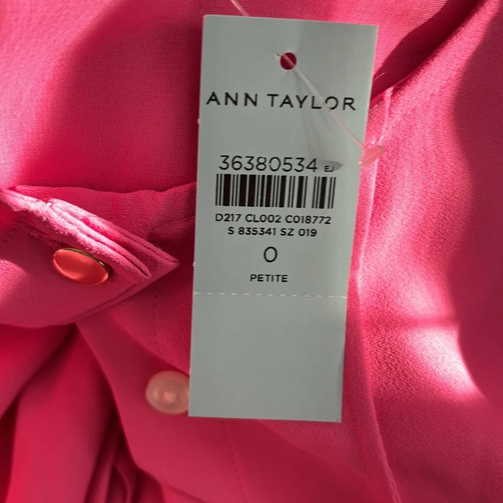 Vibrant, peony pink Ann Taylor spring dress - Picture 7 of 7